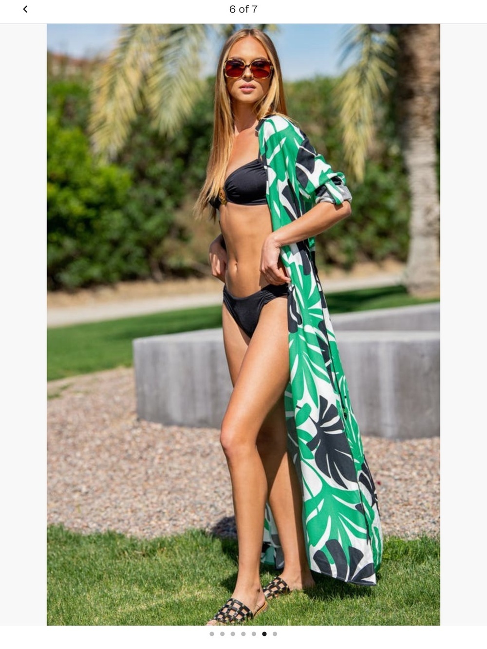 Sunshine 79 Matching one piece swimsuit and maxi coverup - Picture 9 of 11